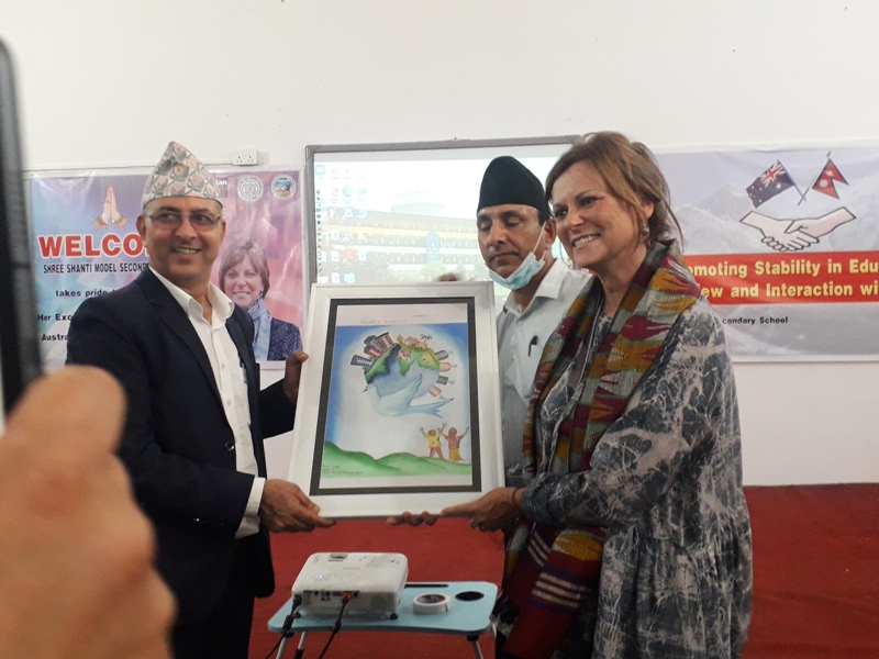 सकारात्मक परिवर्तनका लागि शिक्षा : अष्ट्रिलियन राजदुत