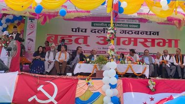 एमाले अध्यक्ष ओली राजनीतिक स्थिरता खलबल्याउने नायक : रामचन्द्र पौडेल