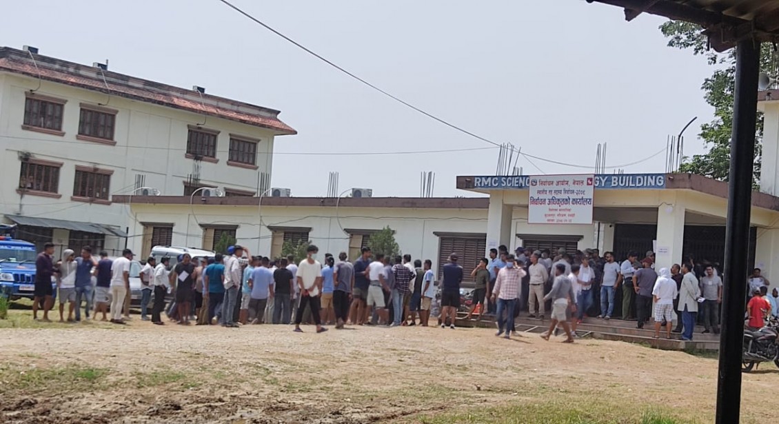कर्मचारीले मत परिणामको गलत तथ्यांक दिएपछि तिलोत्तमामा मतगणना स्थगित