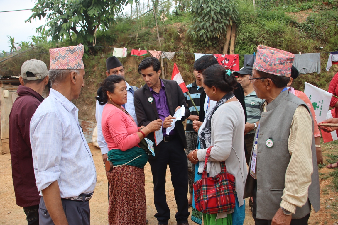 मतदाता शिक्षा घरघरमा पु¥याउँदै कांग्रेस पाल्पा