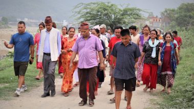 तिनाउ नदी किनारको जोखिम कम गर्दै क्षति हुन नदिन तत्काल योजना बनाएर कार्यान्वयन गर्छौं : नगरप्रमुख पाण्डे