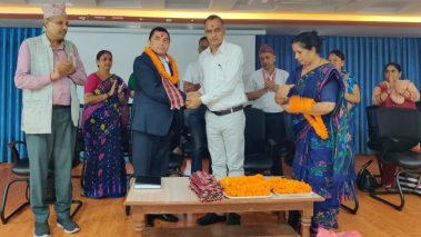 बुटवल उपमहानगरका प्रमुख प्रशासकीय अधिकृत पन्थीद्वारा पदभार ग्रहण