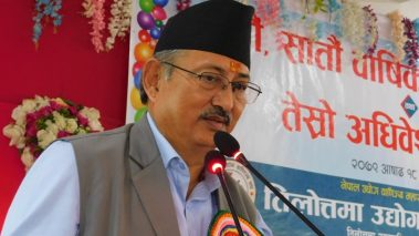 उद्योगी व्यवसायी मारमा पर्नेगरी सरकारले कुनै काम गर्दैन : गृहमन्त्री खाँण