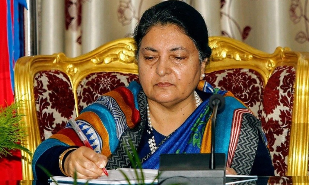 राष्ट्रपति भण्डारीद्वारा प्रमाणिकरणका लागि आएको नागरिकता विधेयक फिर्ता