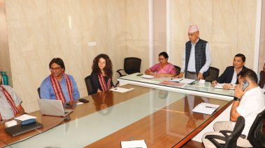 तिनाउ नदीमा बन्ने सिग्नेचर पुलबारे विश्व बैंकका प्रतिनिधिसँग छलफल