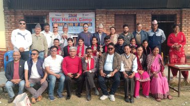 देवदहको वसन्तपुरमा रोटरीको निःशुल्क आँखा शिविर