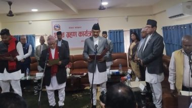 लुम्बिनी प्रदेशका नवनियुक्त मन्त्रीले लिए पद तथा गोपनीयताका शपथ