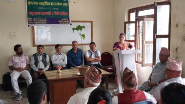 शँकरनगर सामुदायिक वनमा पशुपालक किसानलाई पशुपालन तालिम