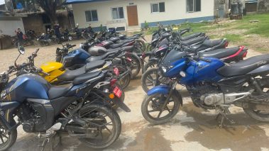 चोरी भएका १४ थान मोटरसाइकलसहित १३ जना अभियुक्तलाई  पक्राउ