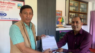 शान्ति सुरक्षाको माग गर्दै तिलोत्तमा उद्योग वाणिज्य संघ तिलोत्तमा नगरपालिकामा