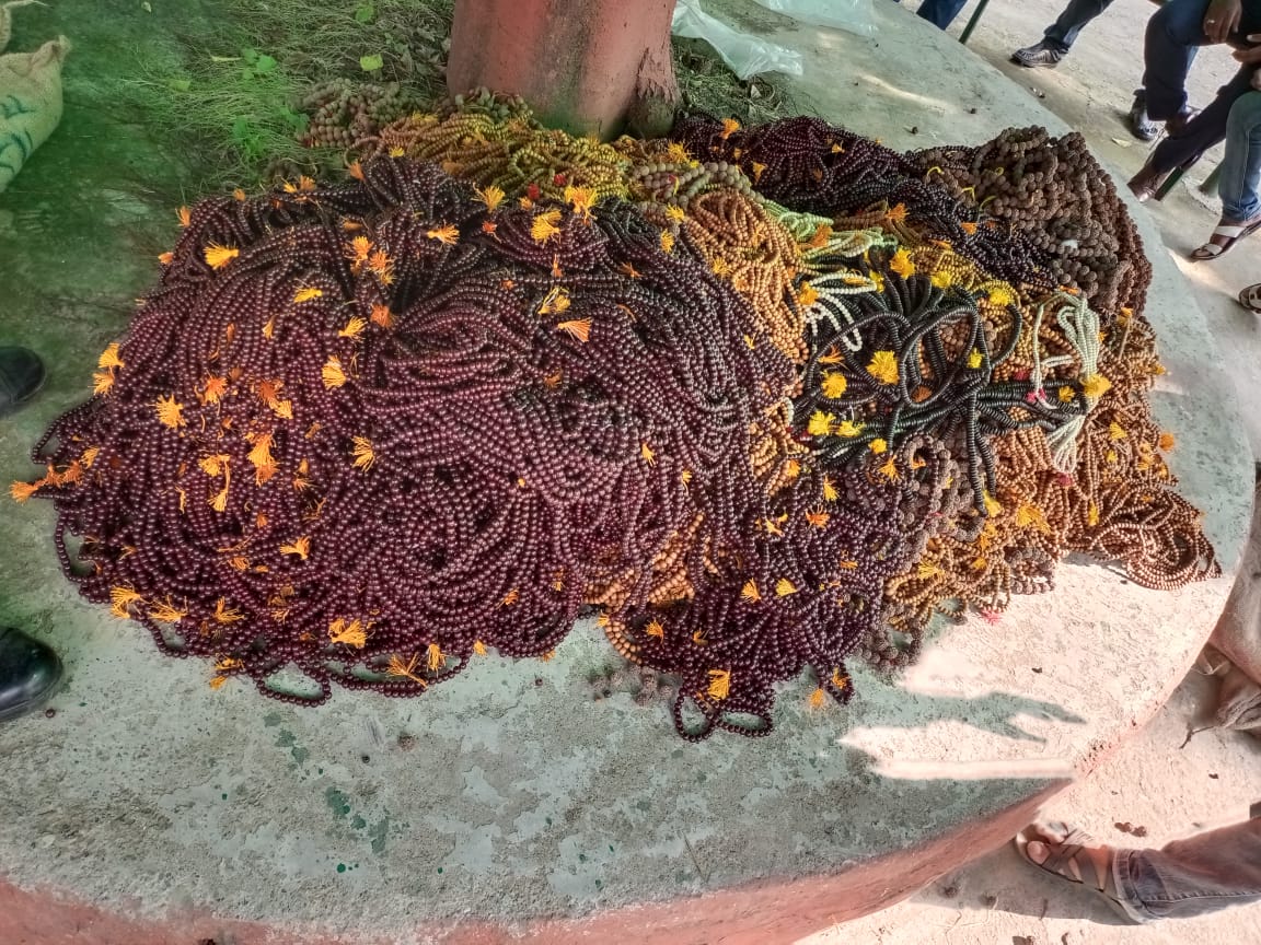 रुपन्देही प्रहरीद्वारा बिभिन्न प्रजातिका अबैध मालासहित बस नियन्त्रणमा