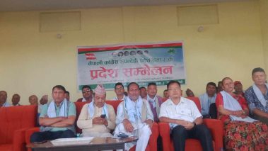 कांग्रेसलाई बलियो बनाउने तर्फ सबै लागौं : सभापति खाँण