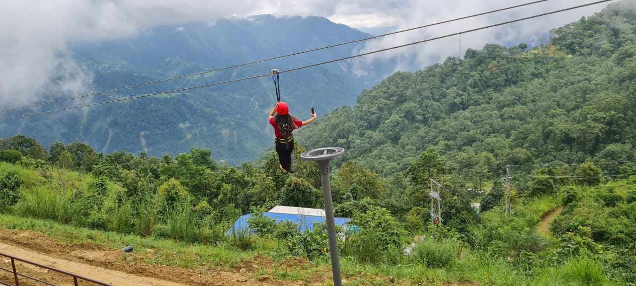 बसन्तपुरमा २ करोड लगानीमा मनोरन्जन संरचना थपिदै, जीपलाइन सञ्चालन