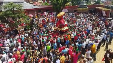युद्धमा अंग्रेजलाई पराजित गरेको खुशीयालीमा पाल्पामा निकालियो भगवती रथ यात्रा