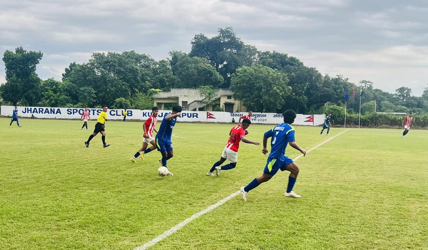 ३५ औं झरना कप फुटबल : लिस्नुलाई पराजित गरी भूपू सैनिक क्लव सालघारी अघिल्लो चरणमा