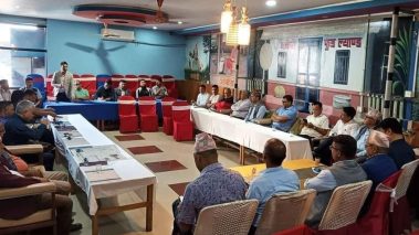 प्यूठान–रुपन्देही सम्पर्क मञ्चमा शुभकामना आदान प्रदान