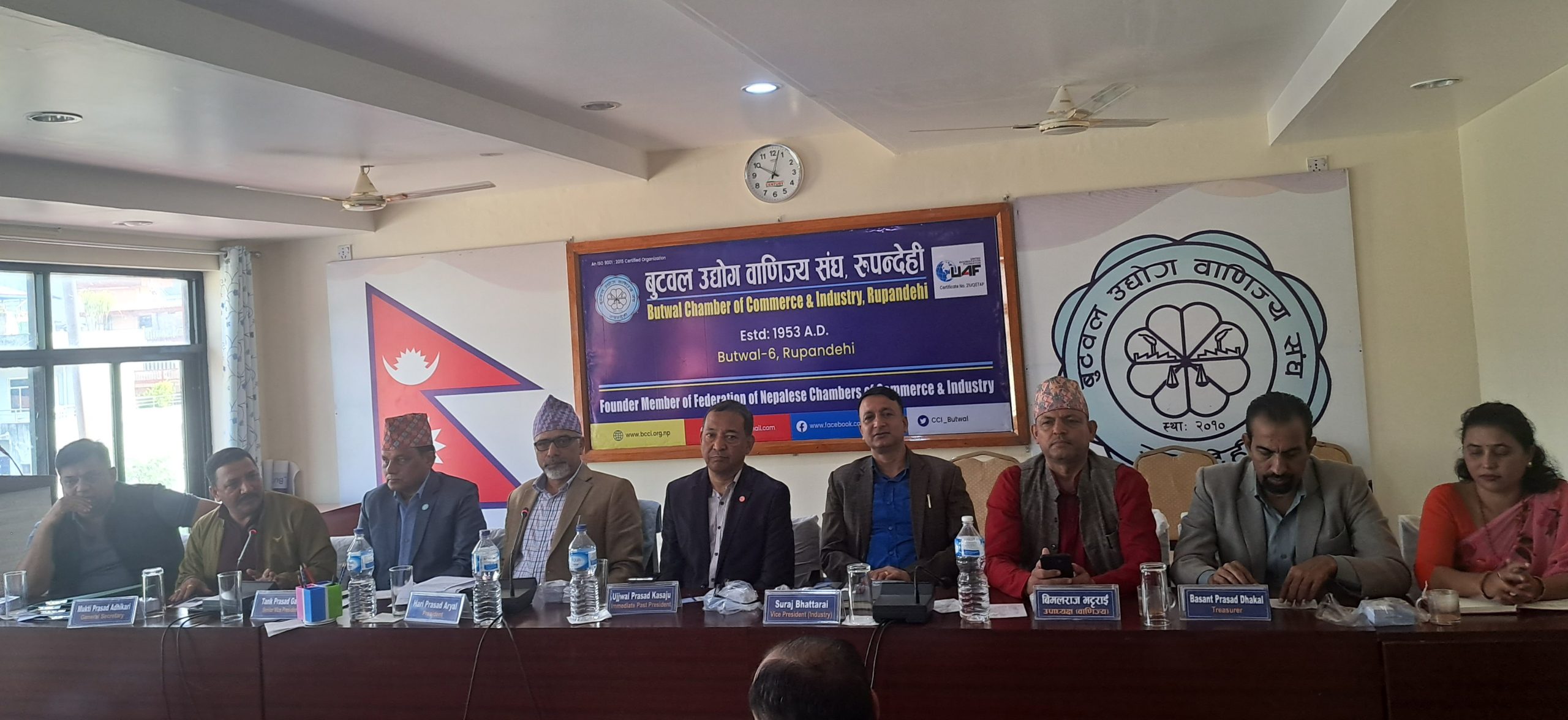 बुटवल उद्योग वाणिज्य संघमा कार्यसमिति सदस्य मनोनित, परामर्शदाता चयन