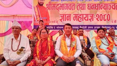 अनाथ आश्रमको महायज्ञलाई सहयोग गर्न मेयर खांणको आग्रह