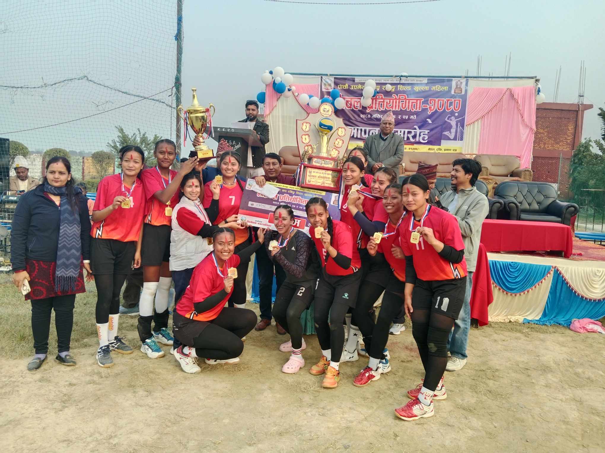 पांचौं उपमेयर कप महिला भलिबलको उपाधि एभरेष्टलाई