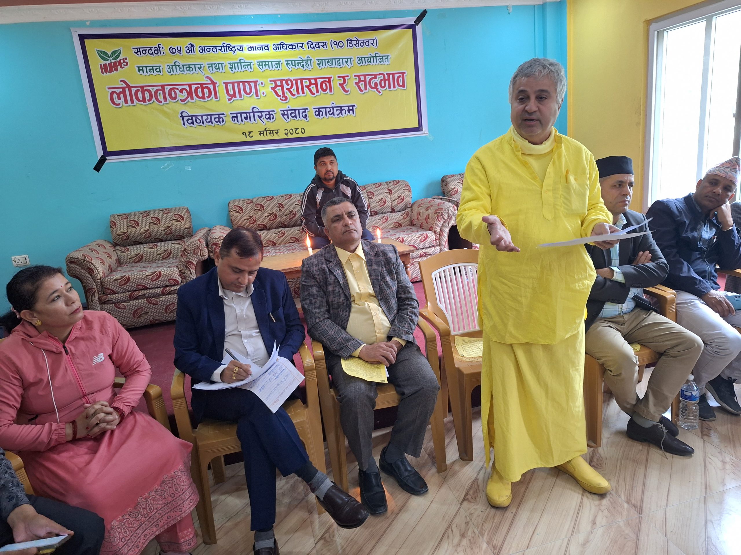 लोकतन्त्रको विकल्प खोज्नु मुर्खता : कृष्ण पहाडी