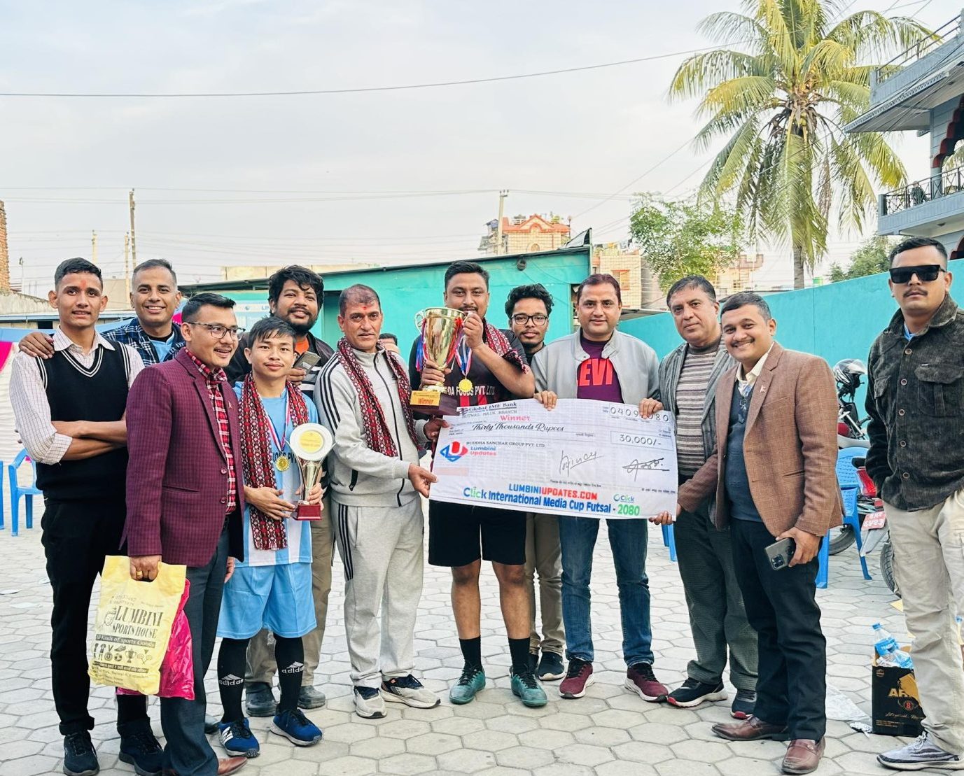 मिडिया कप फूटसलको उपाधी राज्य टिभीलाइ