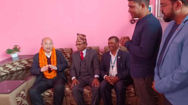 चीनको ग्वान्दोङ प्रान्तको संस्कृति विभागको टोली लुम्बिनीमा