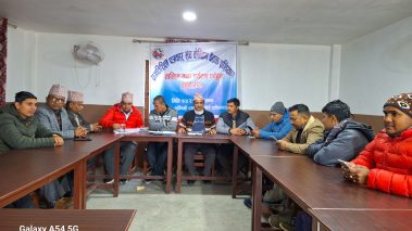 कपिलवस्तुमा प्रगतिशील पत्रकार संघको बैठक