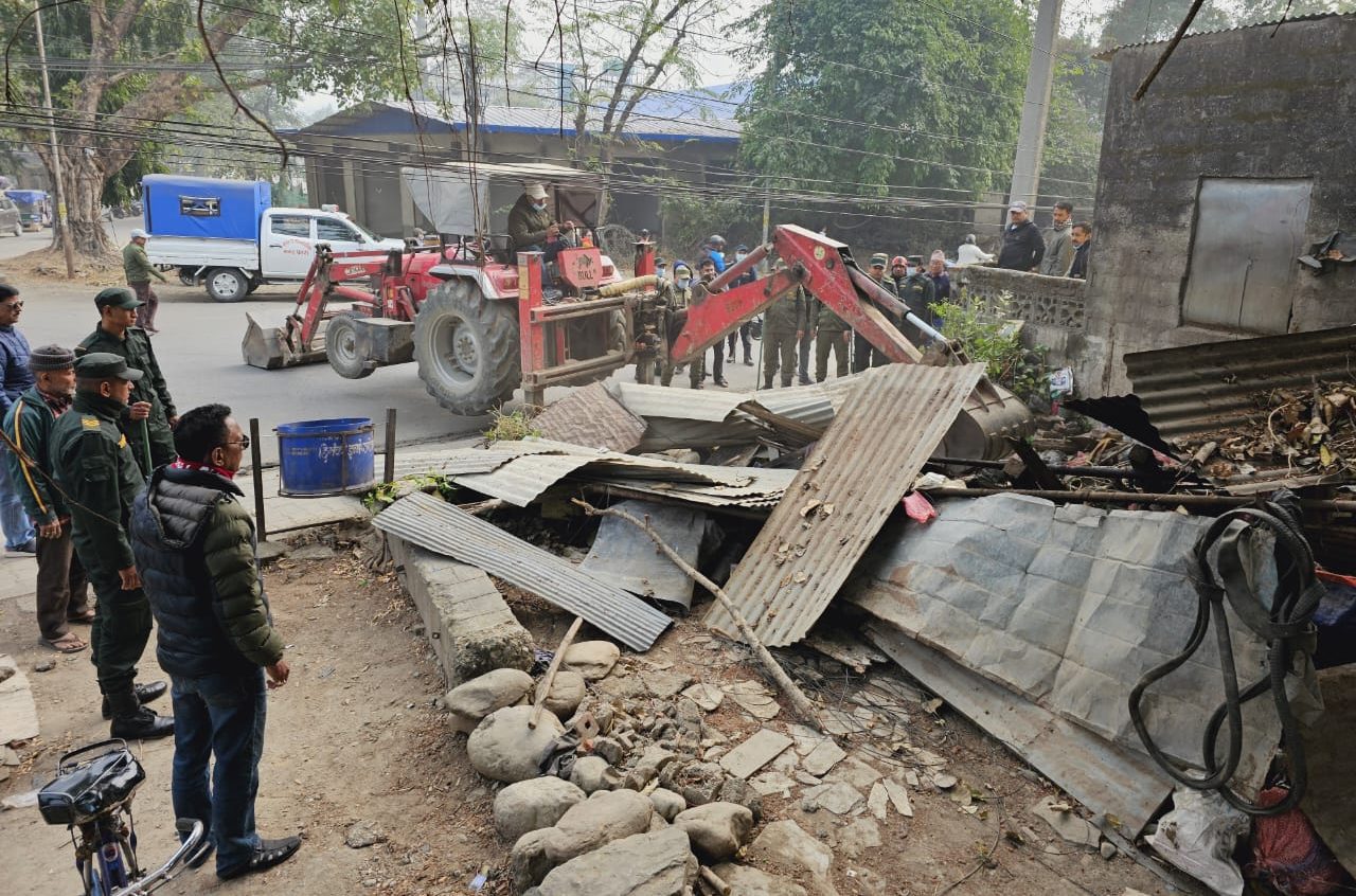 बुटवलमा सार्वजनिक क्षेत्रका घरटहरा हटाउने अभियान शुरु, पार्क र चौतारी निर्माण गरिने