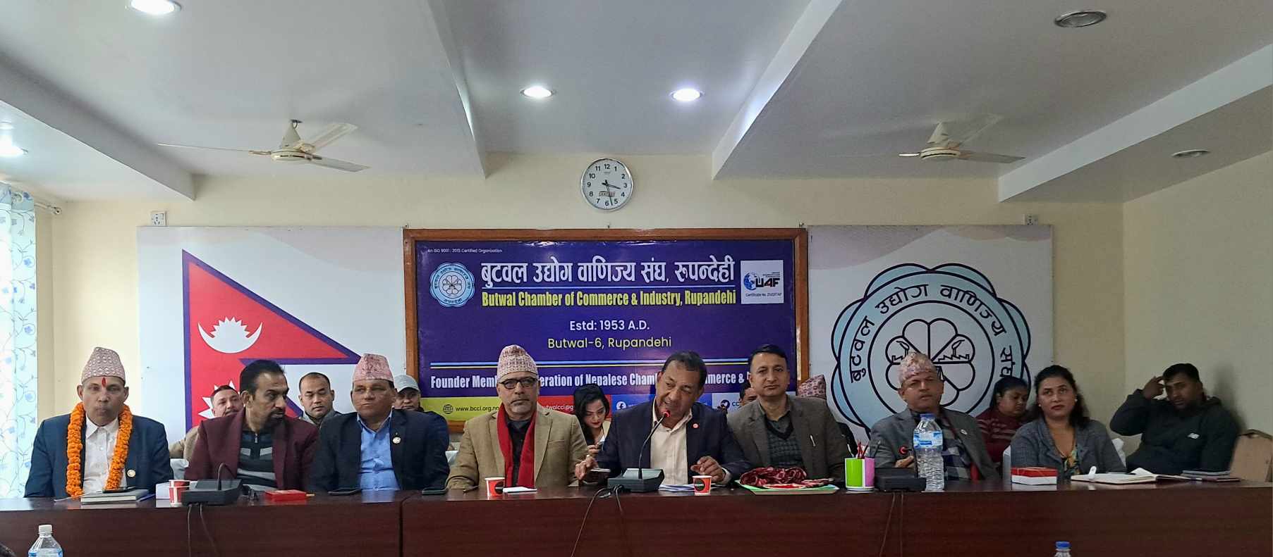 बुटवल उद्योग वाणिज्य संघमा २४ वटा बस्तुगत समिति गठन