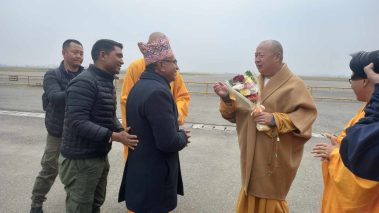 चिनिया बुद्धिष्ट एशोसिएसनका उपाध्यक्ष सुङलाई स्वागत