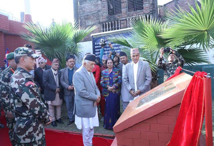 जीतगढि किल्ला ठूलो बलिदानीबाट देश जोगाएको इतिहासको निशानी : राष्ट्रपति पौडेल