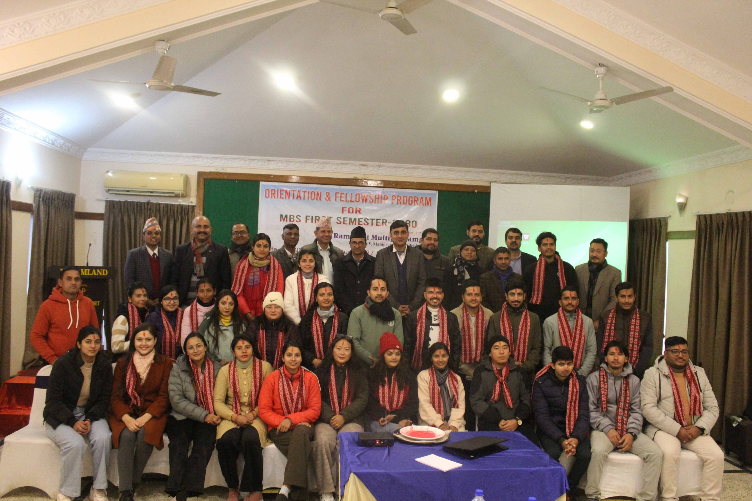 राममणिमा पाठ्यक्रम तथा कक्षा अभिमुखीकरण कार्यक्रम