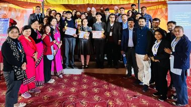 शान्ति नमुना मा वि हाजिरी जवाफको उपाधि एभरेष्ट मा.वि.लाई