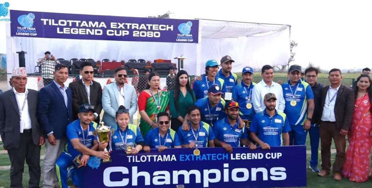 एक्स्ट्राटेक लिजेन्ड कपको उपाधि २०१४ विश्वकप लिजेन्ड्सलाई