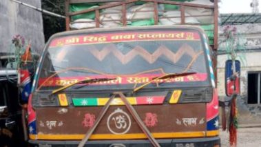 २६१ बोरा बरान सहित चालक  र ट्रक प्रहरीको नियन्त्रणमा