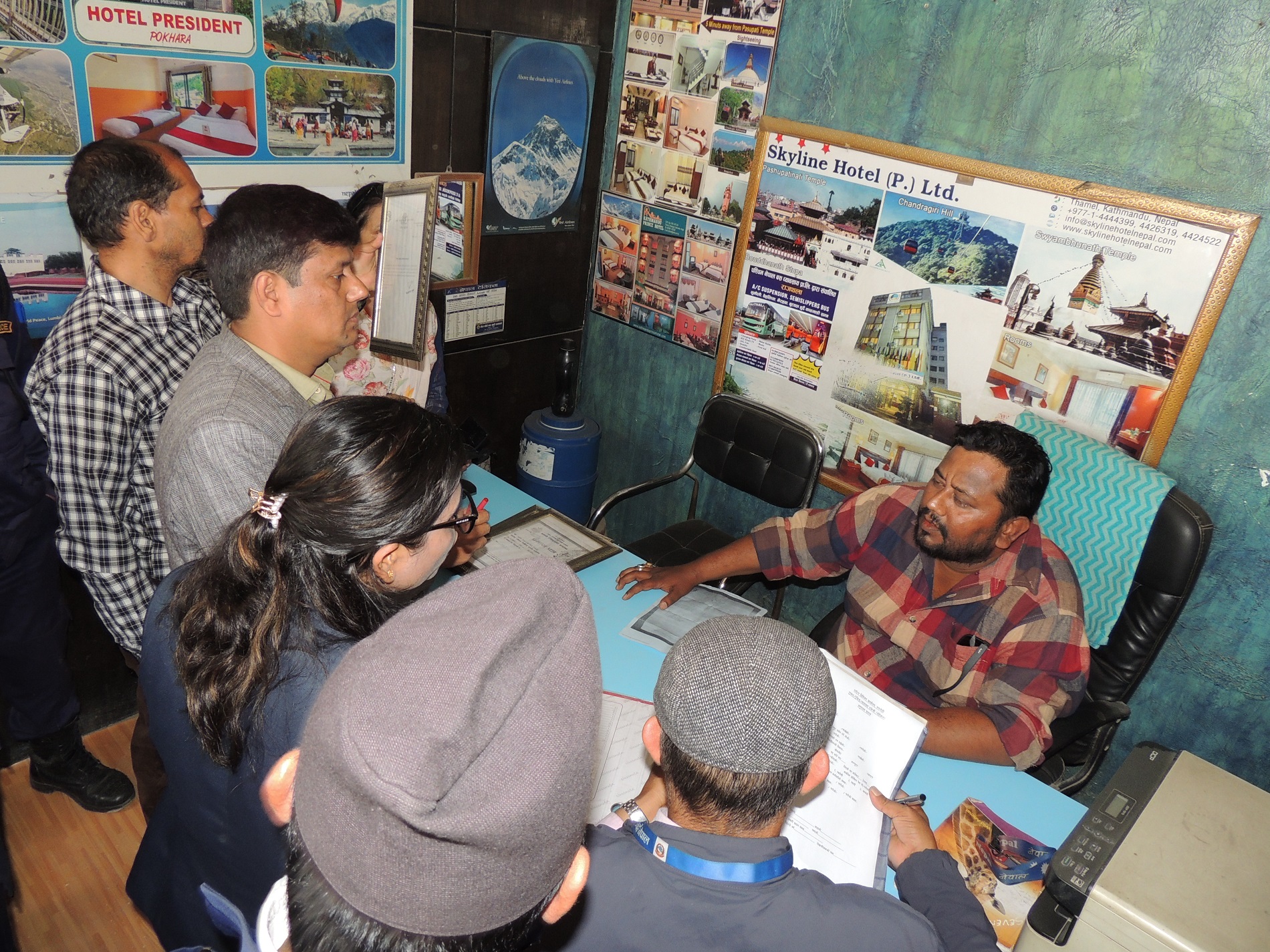 दर्ताबिनै संचालनमा रहेका ट्राभल एजेन्सी जरिवानासहित कारबाहीमा