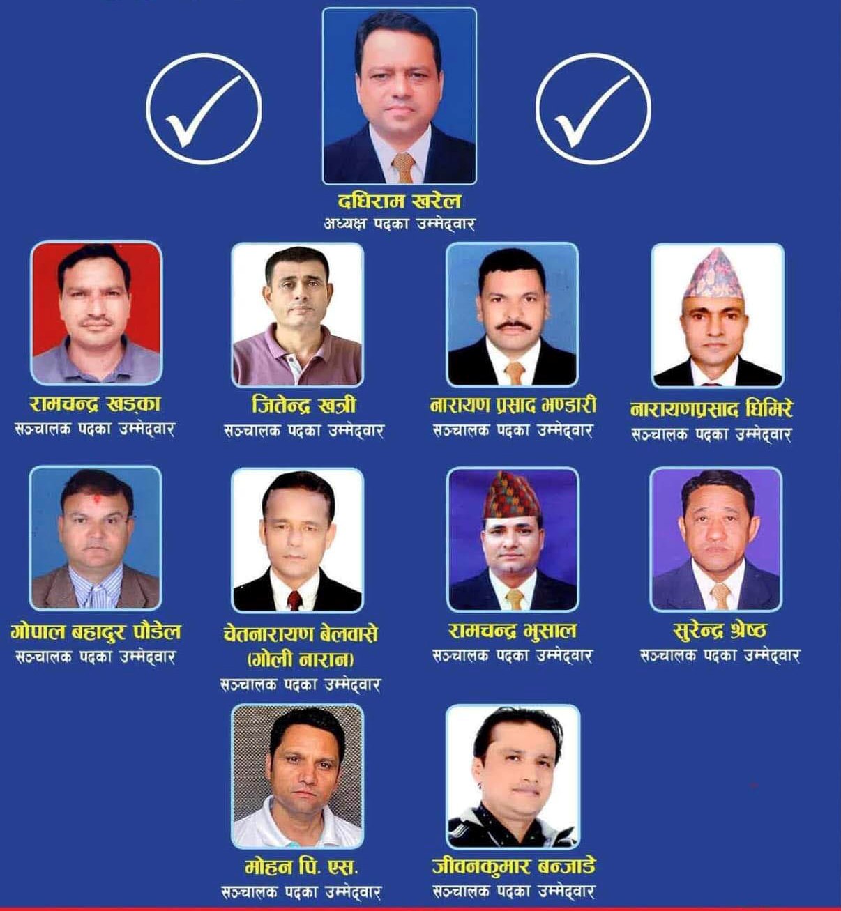 पश्चिम नेपाल बस व्यवसायी प्रा.लि.मा खरेल समूहको प्यानलै विजयी