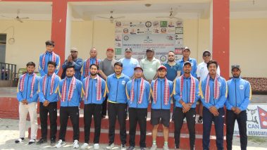 अन्तरप्रदेश क्रिकेट खेल्न लुम्बिनीको टिम चितवनतर्फ प्रस्थान