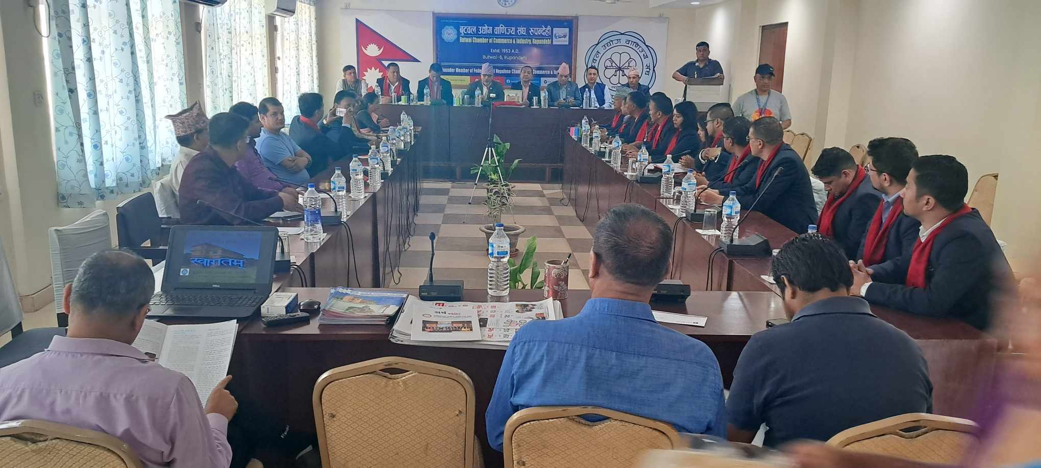 ललितपुर उद्योग वाणिज्य संघको भ्रमण टोलीलाई बुटवलमा स्वागत : सहकार्यमा जोड