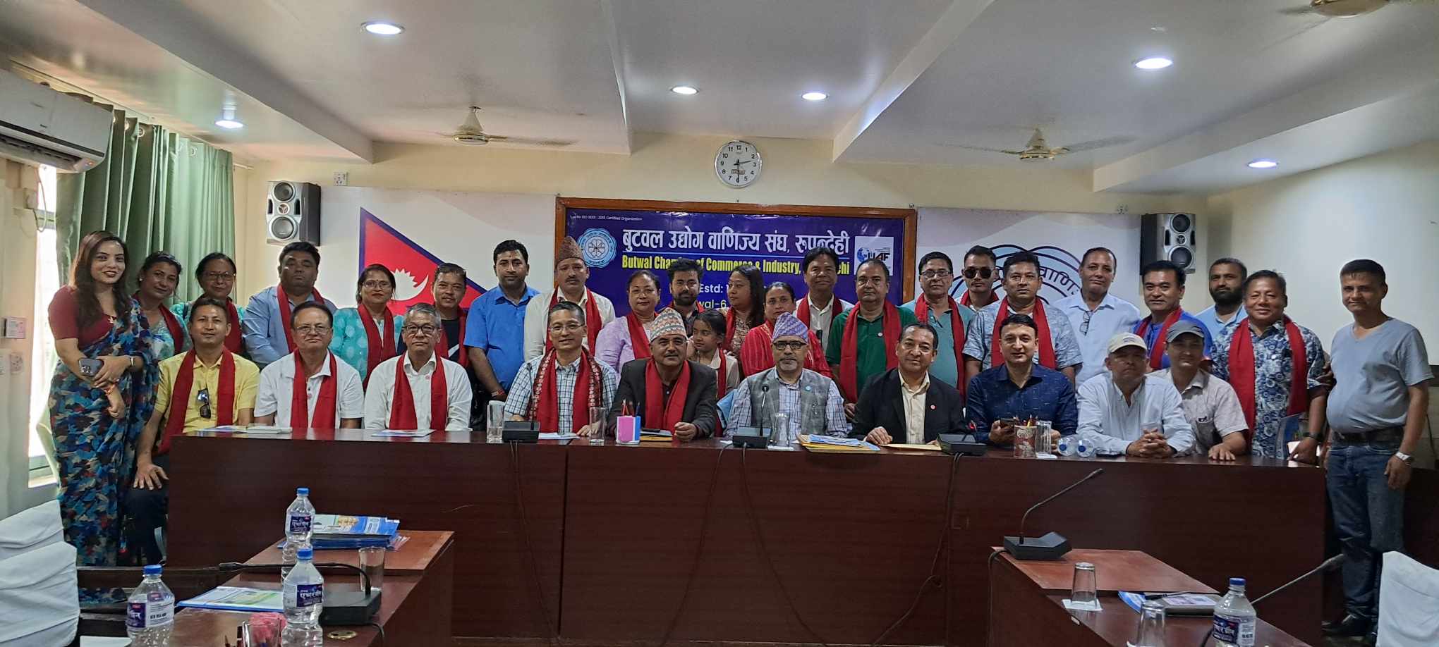 तनहुँ उद्योग वाणिज्य संघको भ्रमण टोलीलाई बुटवलमा स्वागत