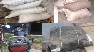 भन्सार छलीका २ लाख बढिको अबैध सामान रुपन्देही प्रहरीको नियन्त्रणमा