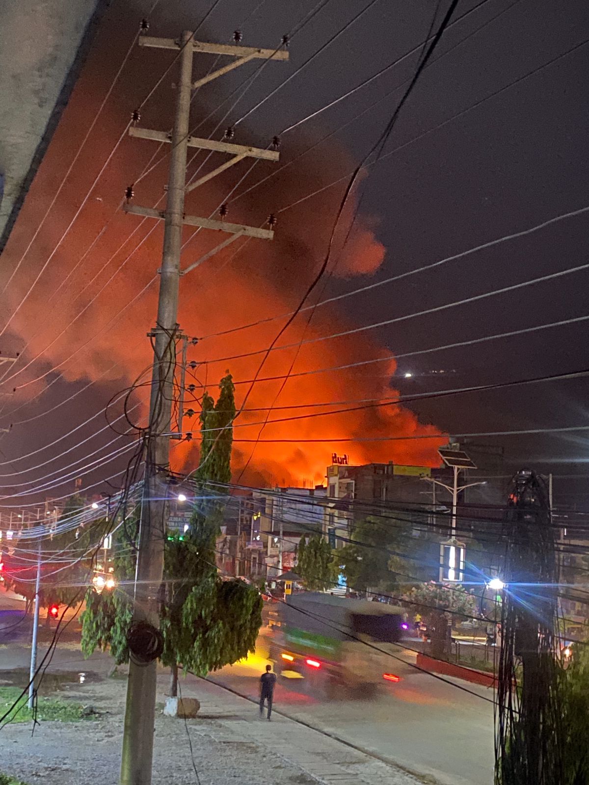 डेल्टा एजुकेशन मार्टमा भएको आगलागीबाट करिब ५० करोडको क्षति