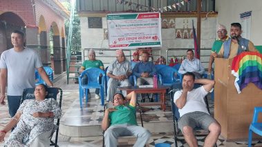 डिङ्गनगर दुरगामी सहकारी संस्थाको स्थापना दिवसमा रक्तदान