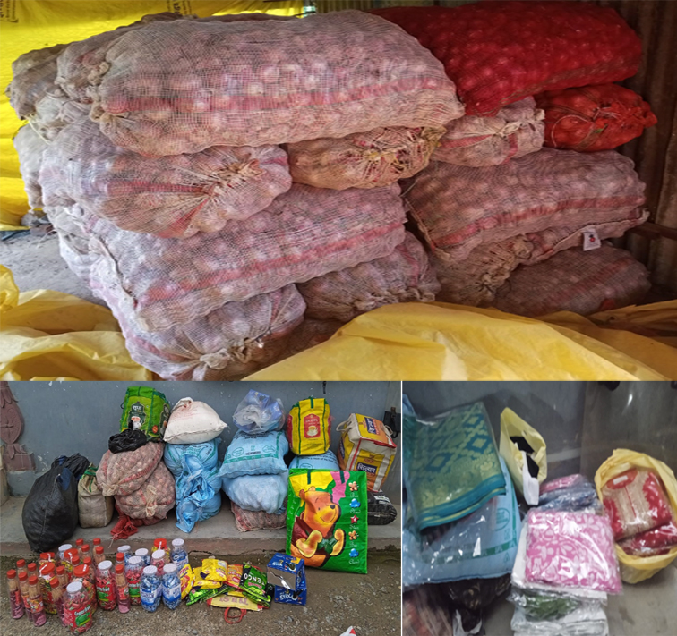 ३ लाख बढिको अवैध सामान रुपन्देही प्रहरीको नियन्त्रणमा