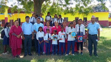 सरस्वती स्कुलमा विपत् व्यवस्थापन प्रशिक्षण र कुर्सी दौड