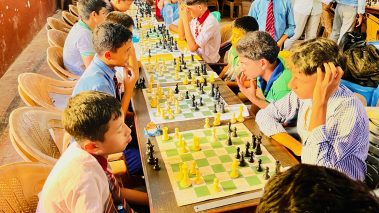 शान्तिमा जिल्लास्तरीय चेस प्रतियोगिता : १६ विद्यालयका ६६ जना सहभागि