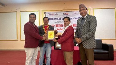 रोटरी क्लव अफ बुटवल चौतारीका सदस्यहरुलाई अभिमुखीकरण