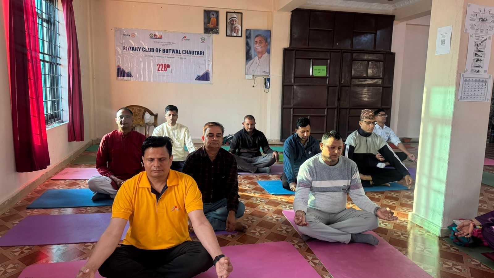 रोटरी चौतारीमा आयूर्वेद र जीवन विषयक जनचेतनामूलक प्रशिक्षण