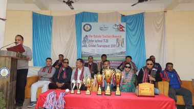 स्वर्गीय शेरबहादुर सेन्चुरी स्मृति क्रिकेट सुरु, उद्घाटन खेलमा न्यु मुन विजयी