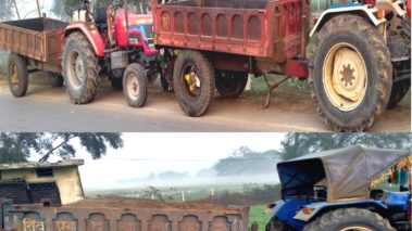 नदिजन्य पदार्थ चोरीमा संलग्न ३ सवारी साधन प्रहरी नियन्त्रणमा